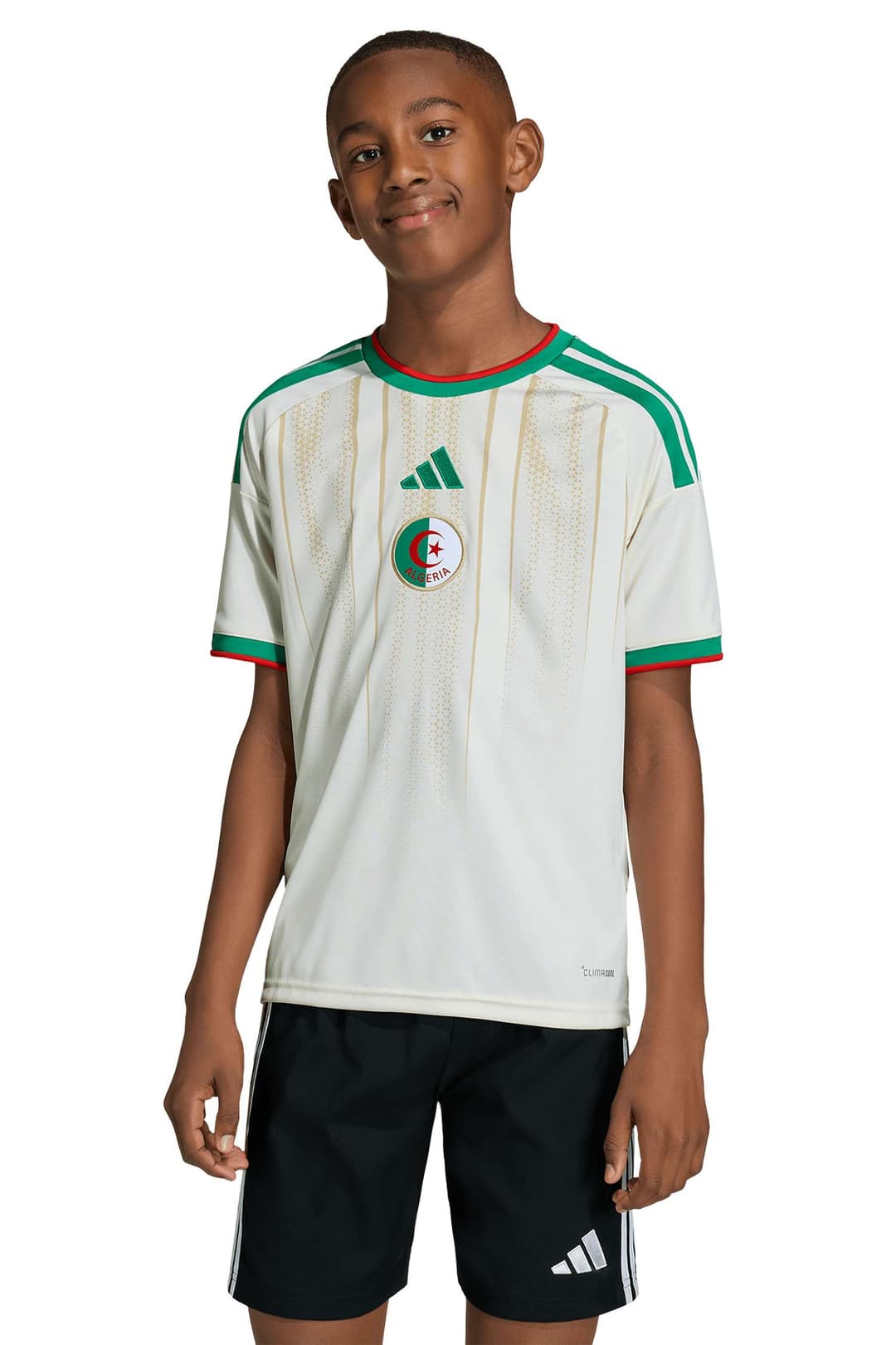 adidas Algerien Home Replica Kinder Fussballtrikot WM 2026 Weiss, , Größe: 164