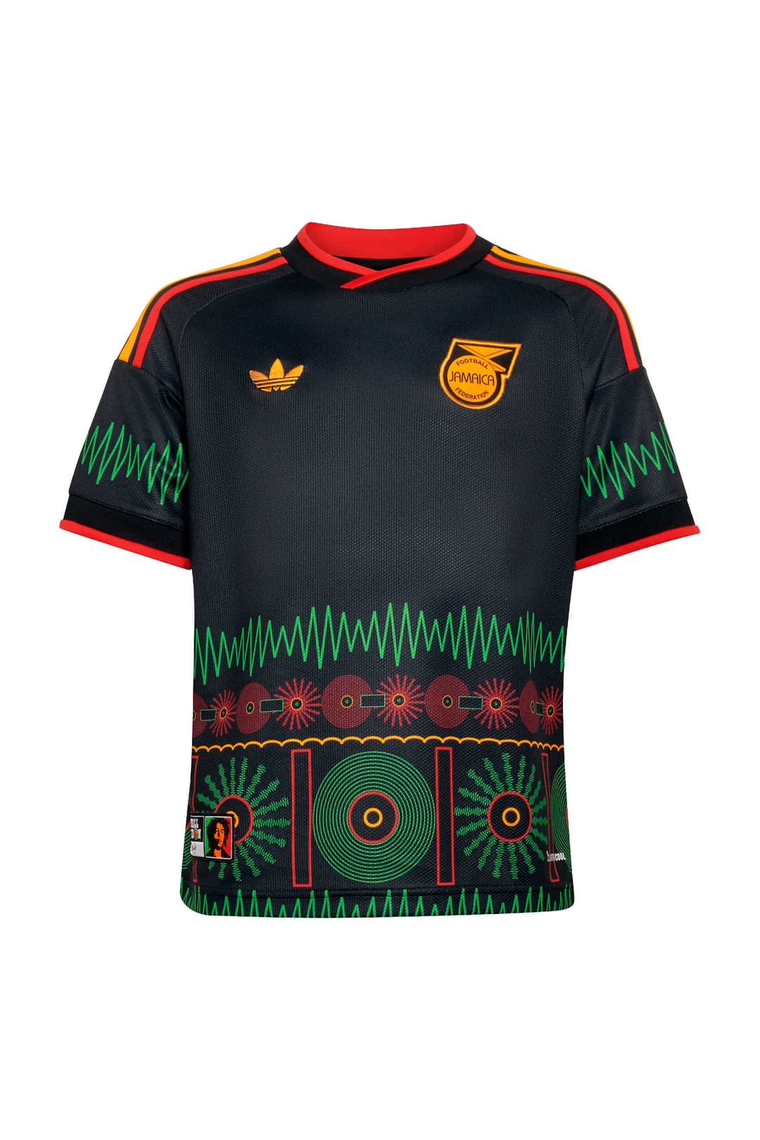 adidas Jamaika Away Replica Kinder Fussballtrikot WM 2026 Schwarz, , Größe: 164
