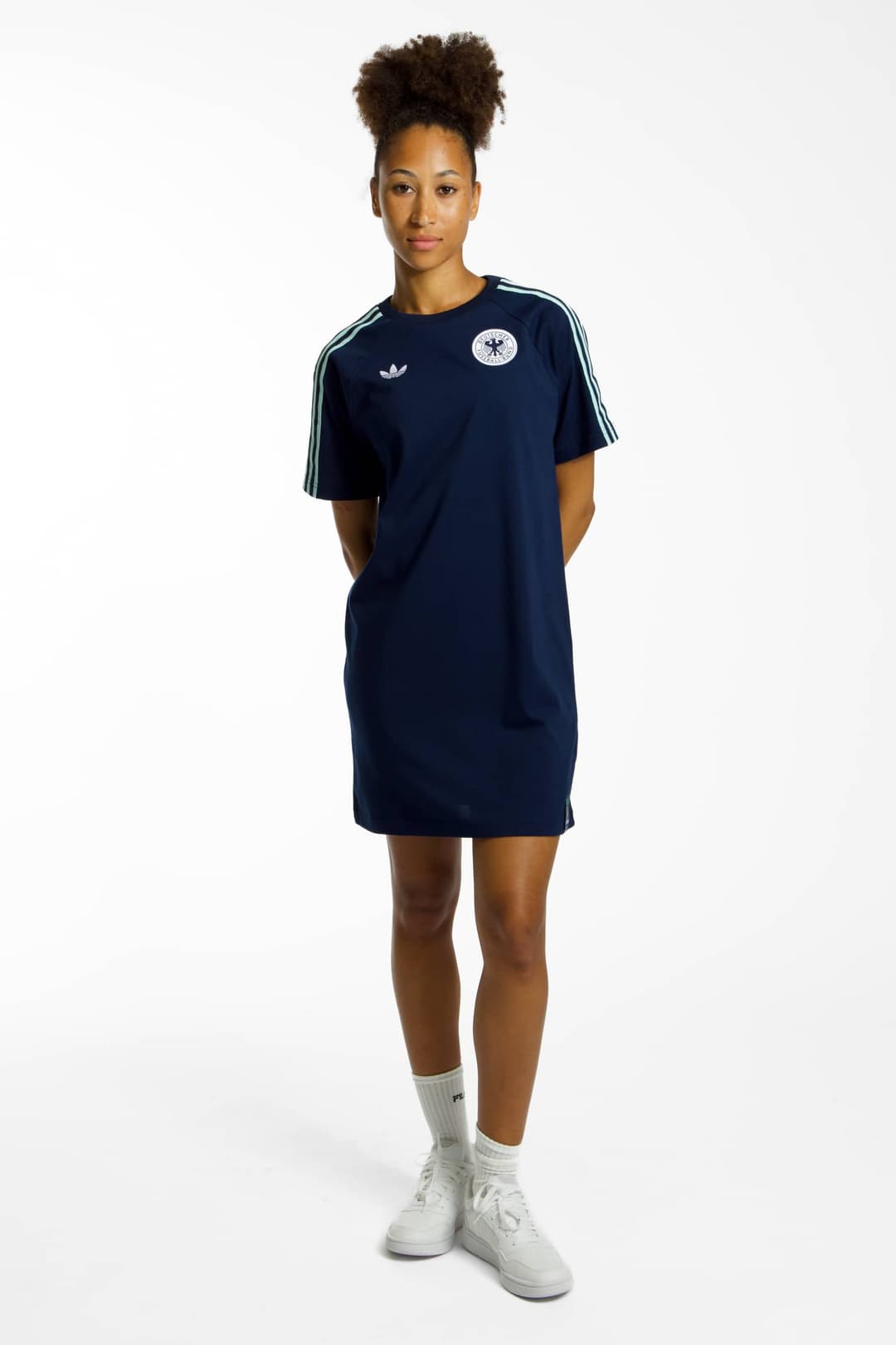 adidas Deutschland Originals Damen Kleid Blau, Damen, Größe: XL