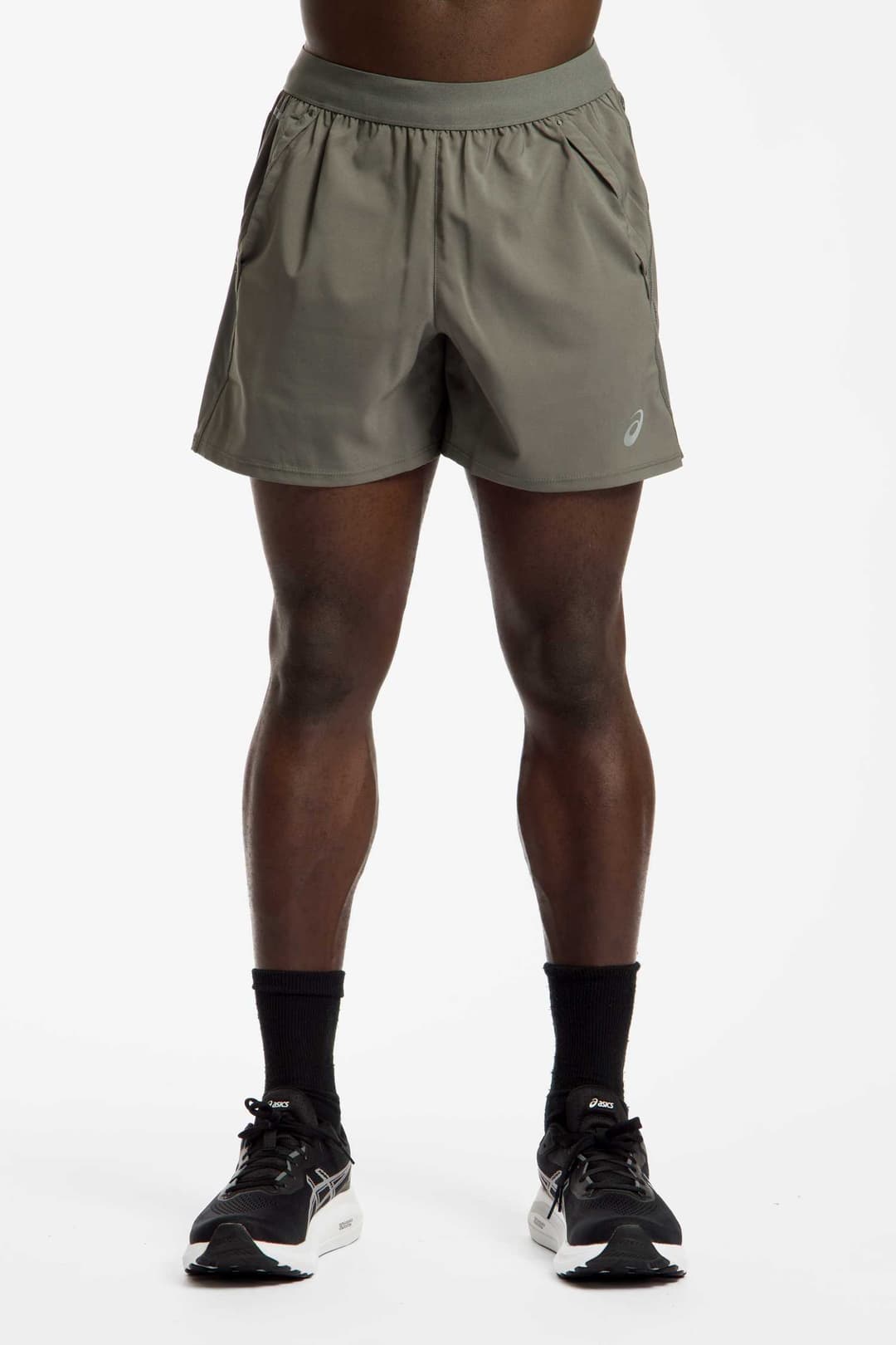 ASICS Road 5" Herren Short Grau, Herren, Größe: S