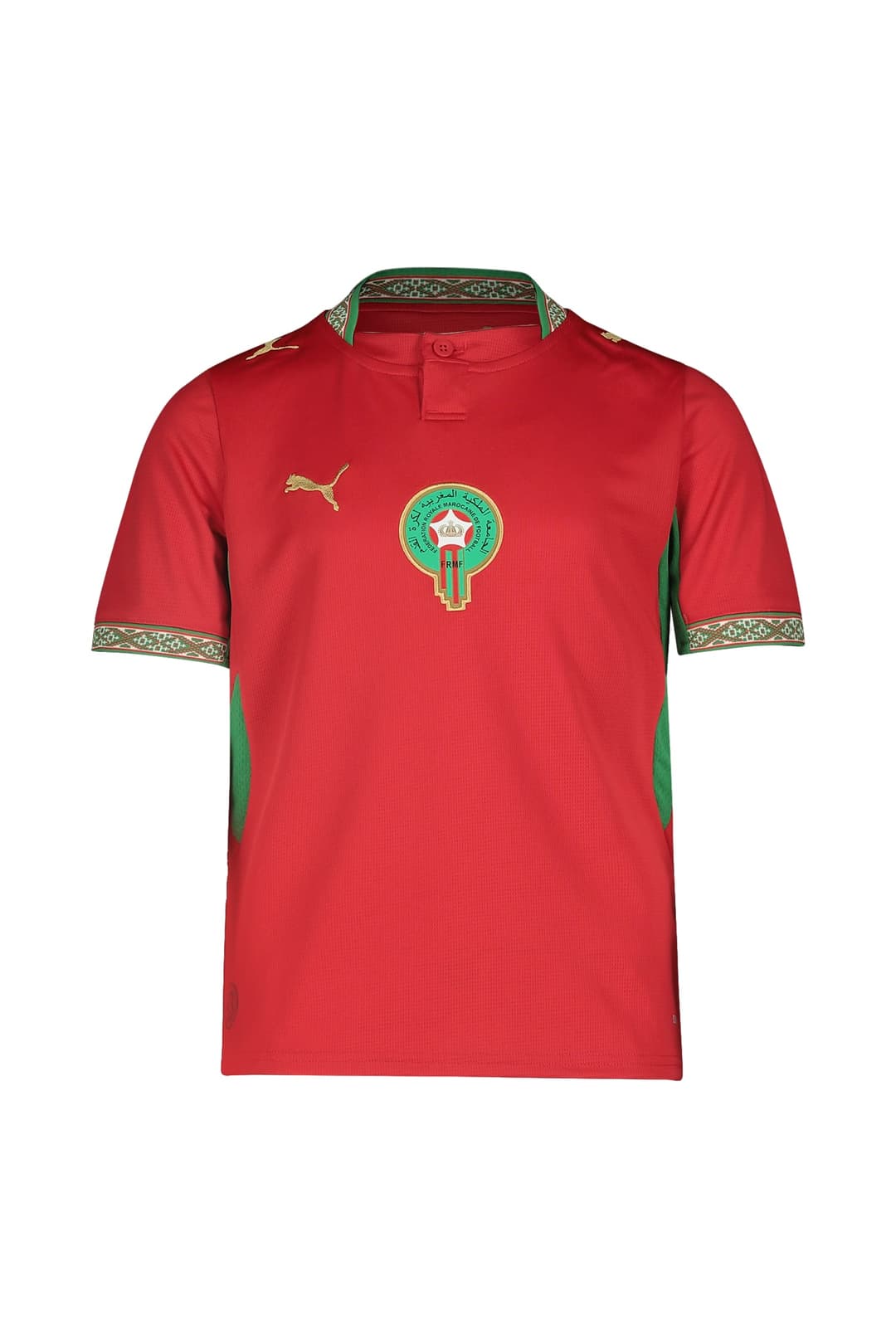 PUMA Marokko Home Replica Kinder Fussballtrikot WM 2026 Rot, , Größe: 128