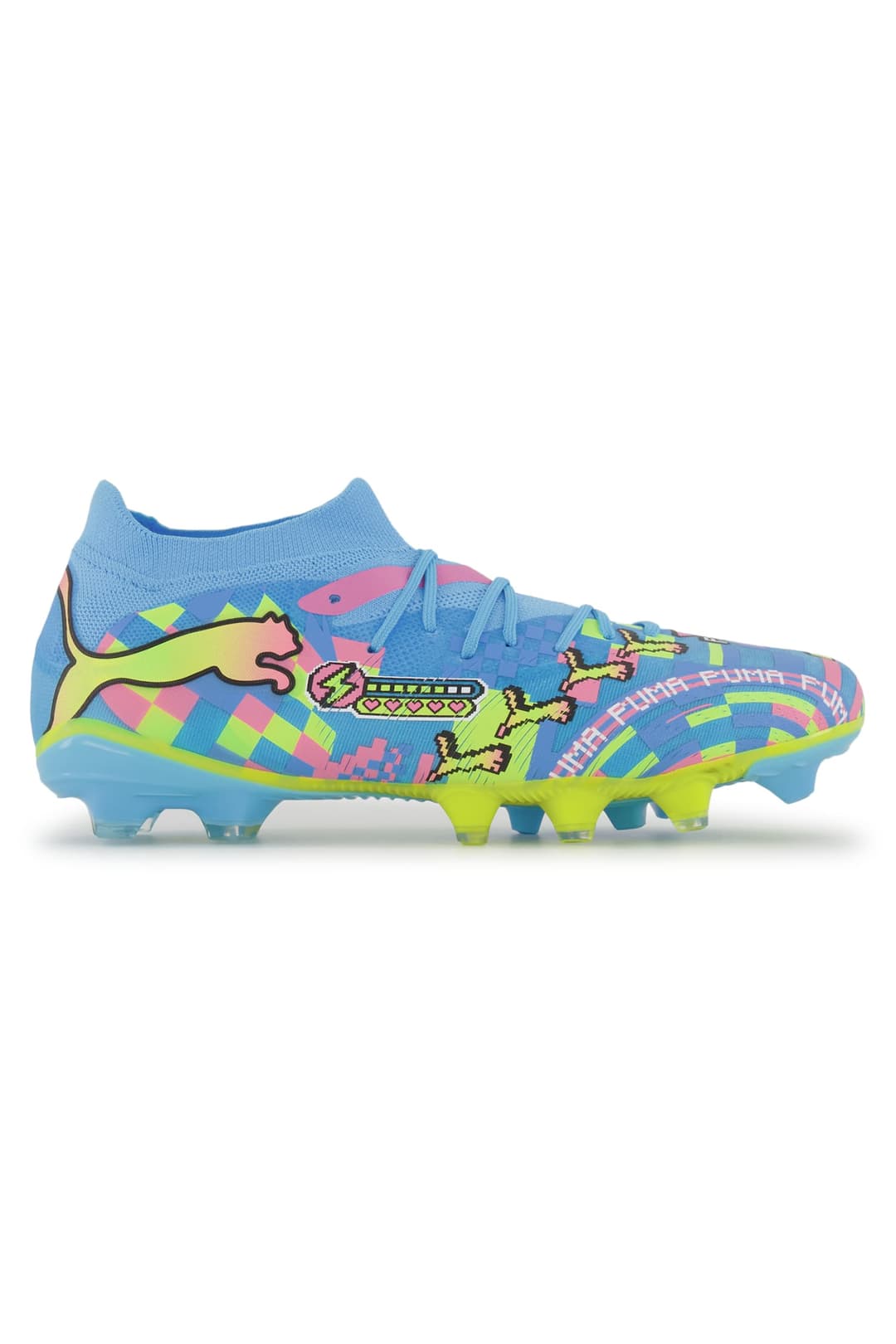 PUMA Future 9 Match Advanced Level FG/AG Fussballschuh Blau, Herren, Größe: 7