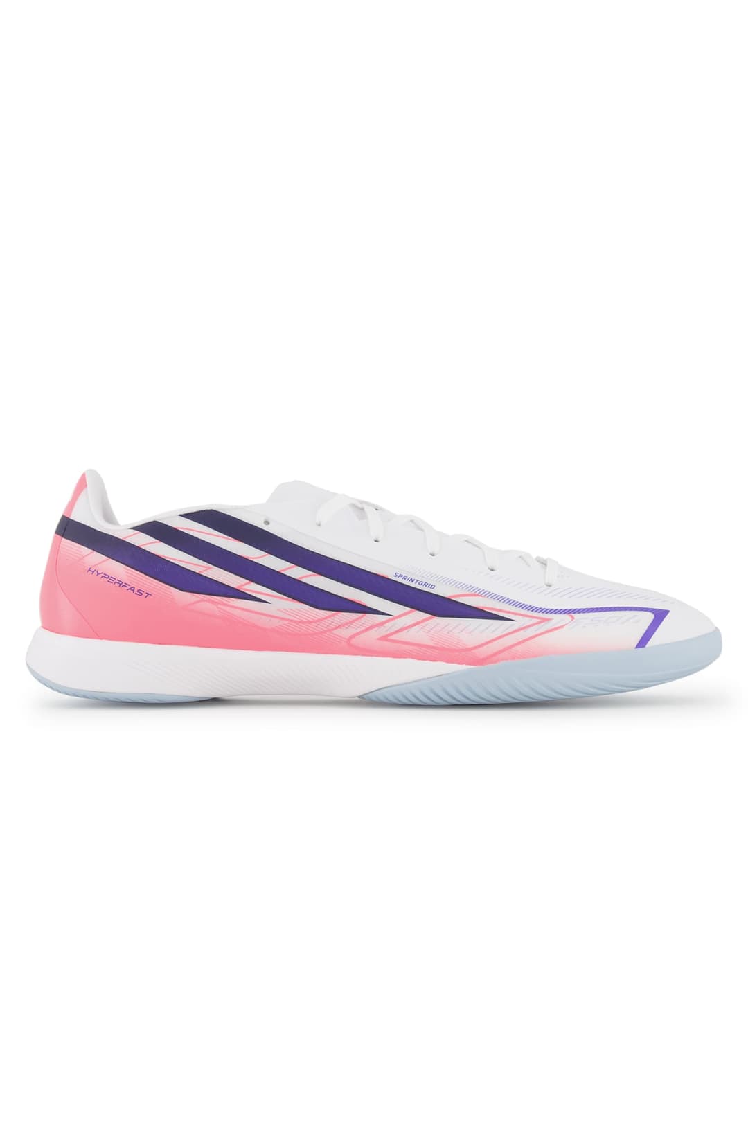 adidas F50 Hyperfast League IN Fussballschuh Weiss, Herren, Größe: 10 1/2