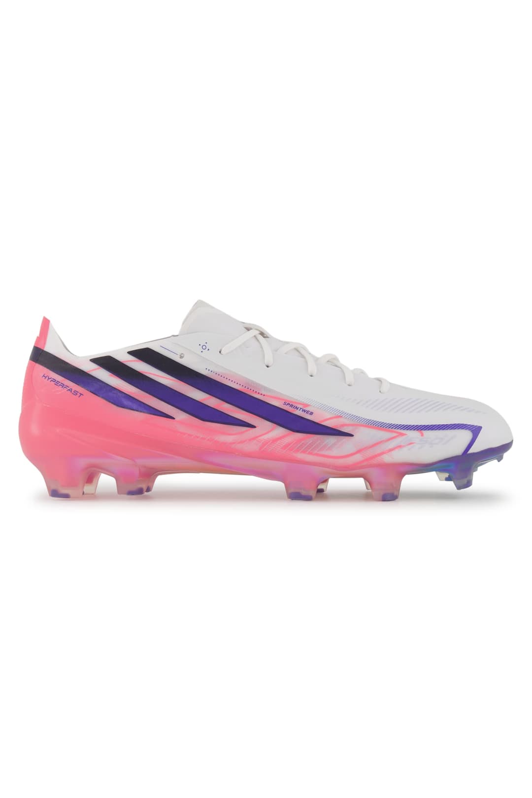 adidas F50 Hyperfast Elite FG Fussballschuh Weiss, Herren, Größe: 12