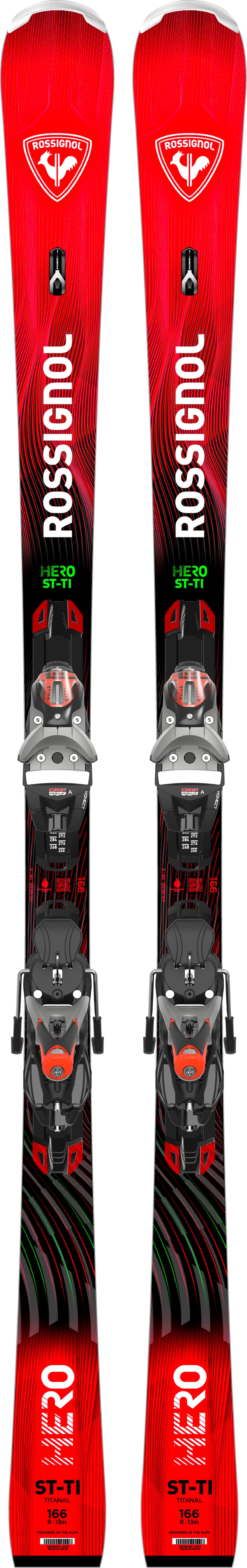 Rossignol Hero ST TI Konect Ski Set 26/27 Rot, Herren, Größe: 167