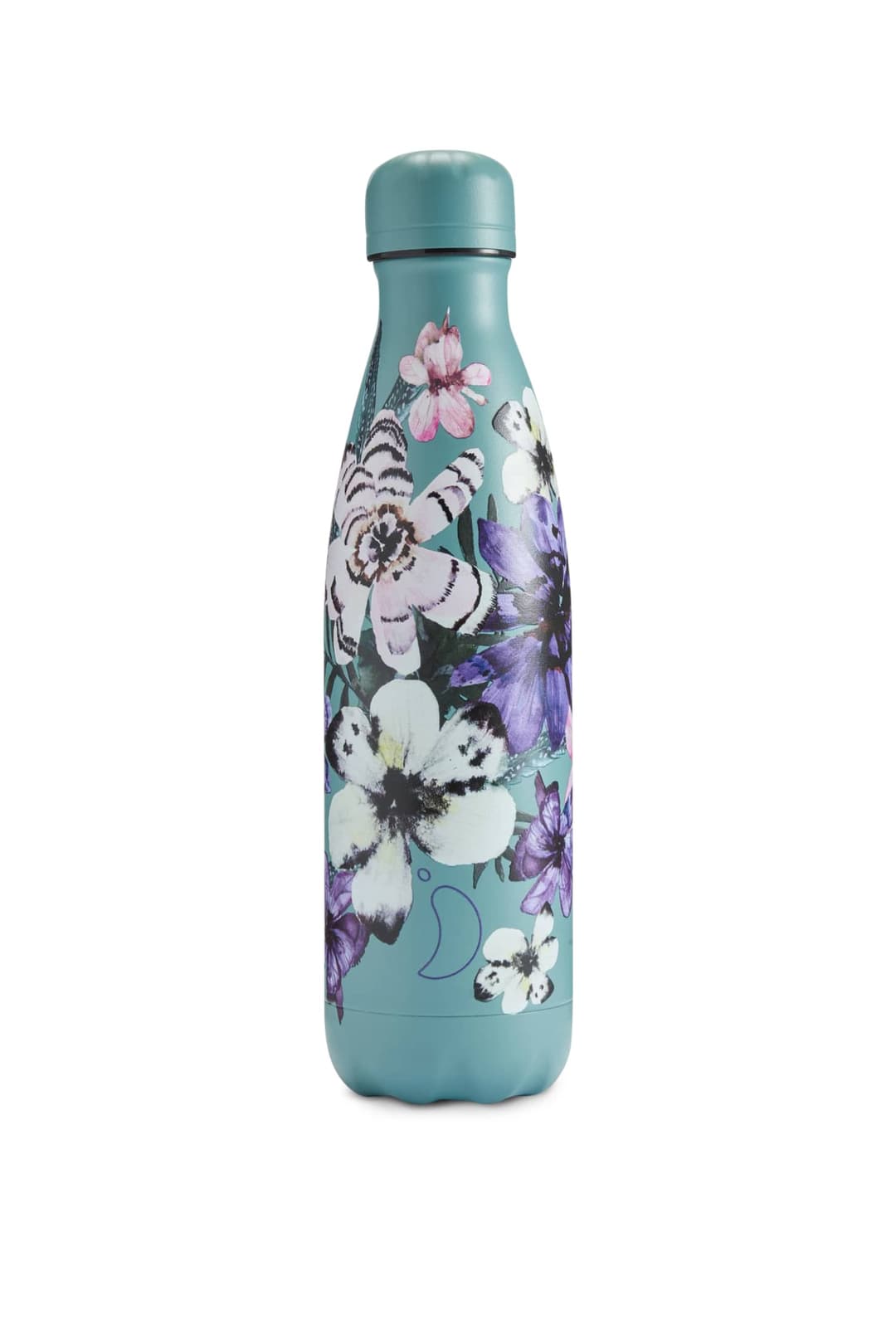 Chilly`s Floral 500 ml Trinkflasche Blau, , Größe: ONE SIZE