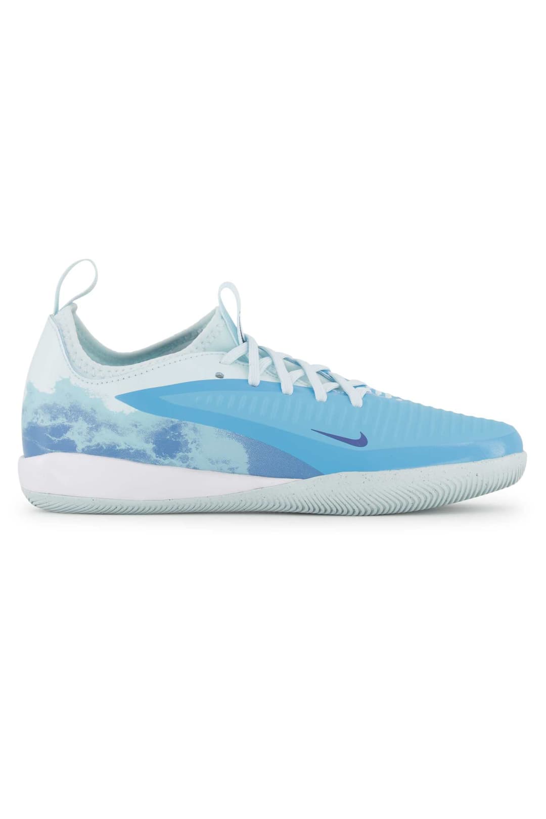 Nike Phantom 6 Low Academy Erling Haaland IC Kinder Fussballschuh Blau, , Größe: 33