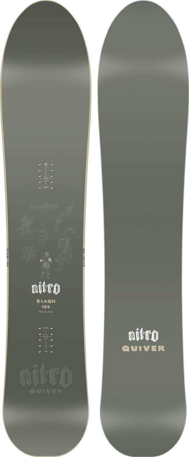 Nitro Slash Snowboard 26/27 Grau, Herren, Größe: 162