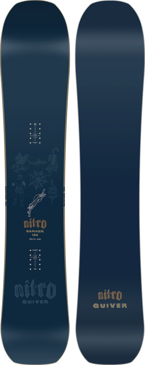 Nitro Banker Snowboard 26/27 Blau, Herren, Größe: 160