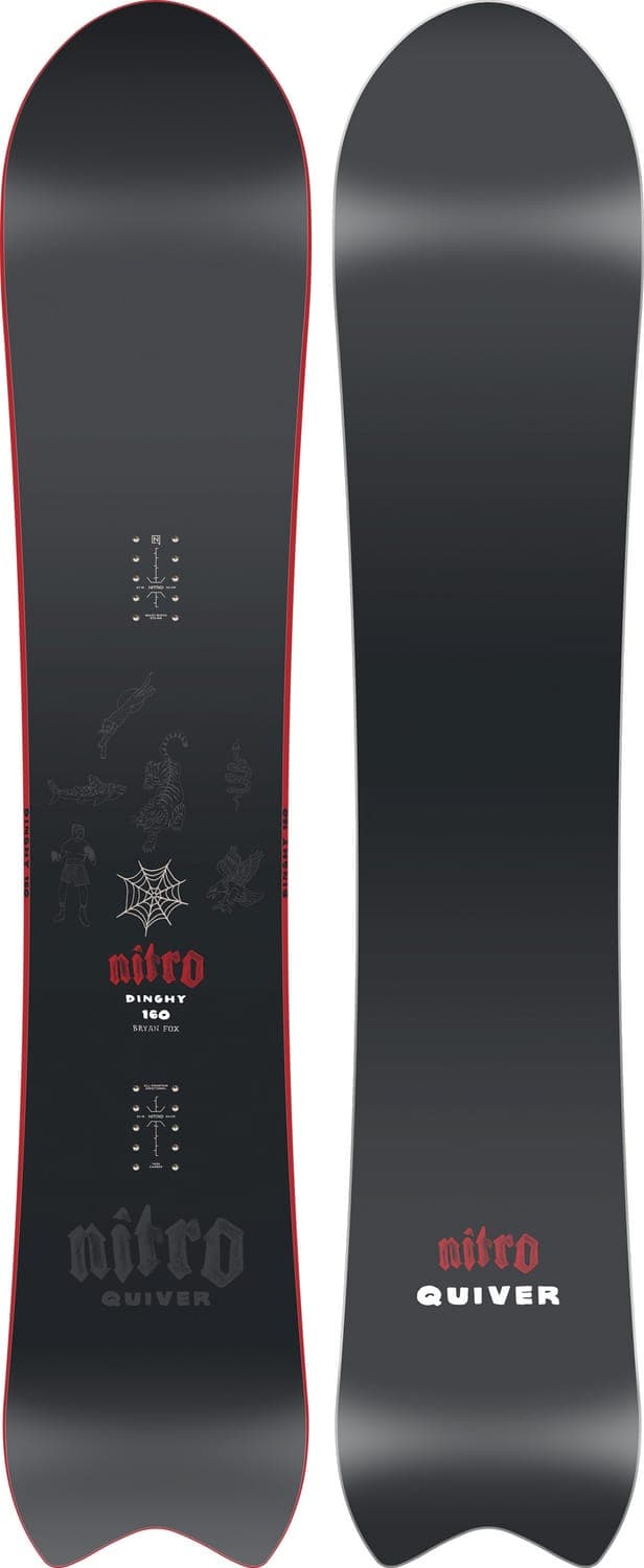 Nitro Dinghy Snowboard 26/27 Schwarz, Herren, Größe: 155