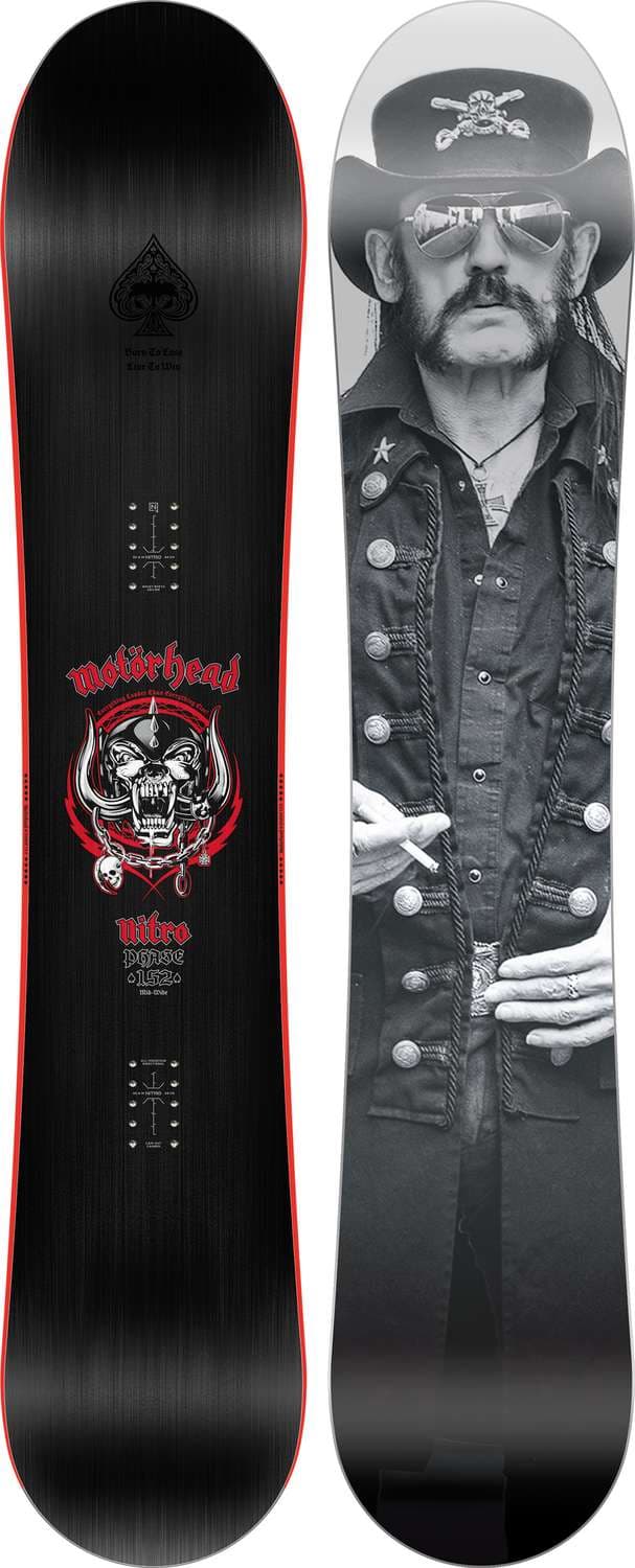 Nitro Phase x Motorhead Snowboard 26/27 Schwarz, Herren, Größe: 162W