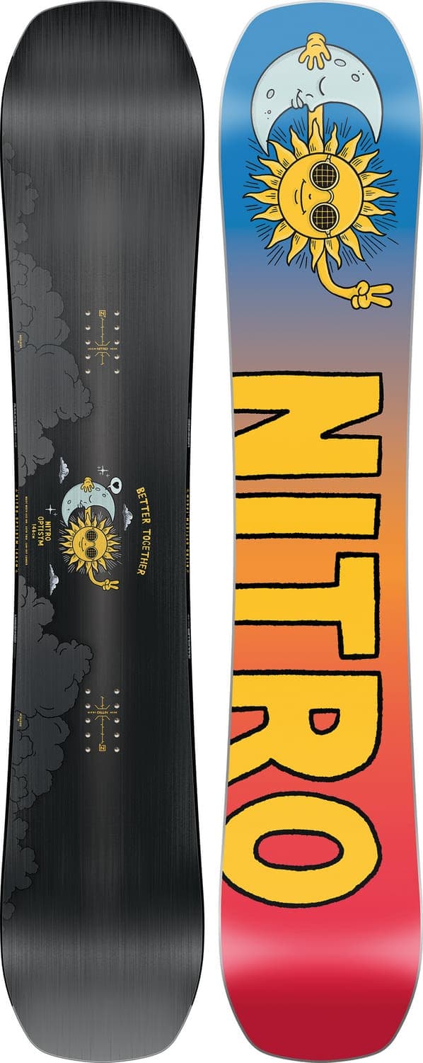 Nitro Optisym Snowboard 26/27 Schwarz, Herren, Größe: 156