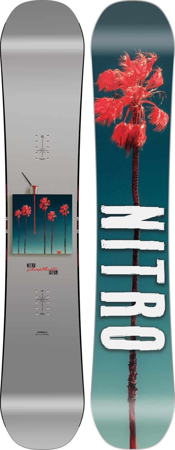 Nitro Cheaop Thrills Snowboard 26/27 Grau, Herren, Größe: 157W