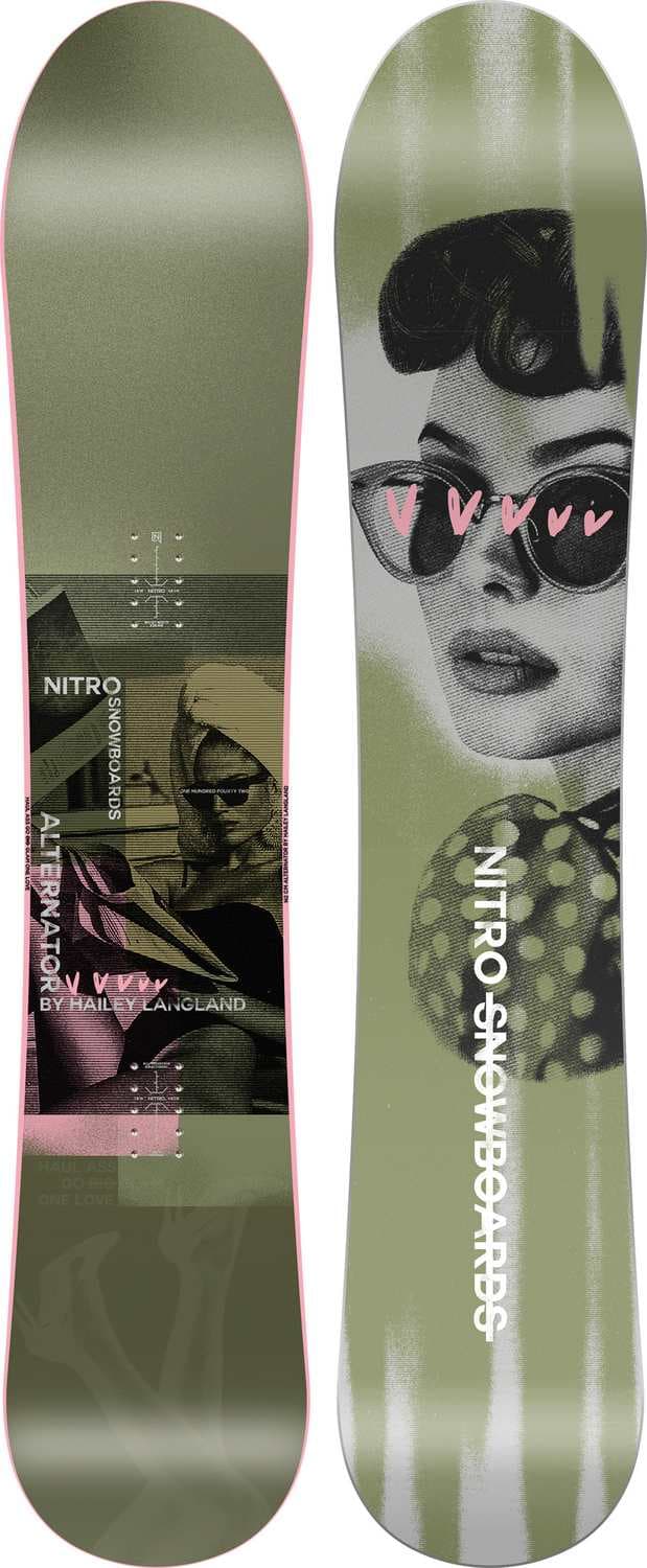 Nitro Alternator x Hailey Langland Damen Snowboard 26/27 Grün, Damen, Größe: 149