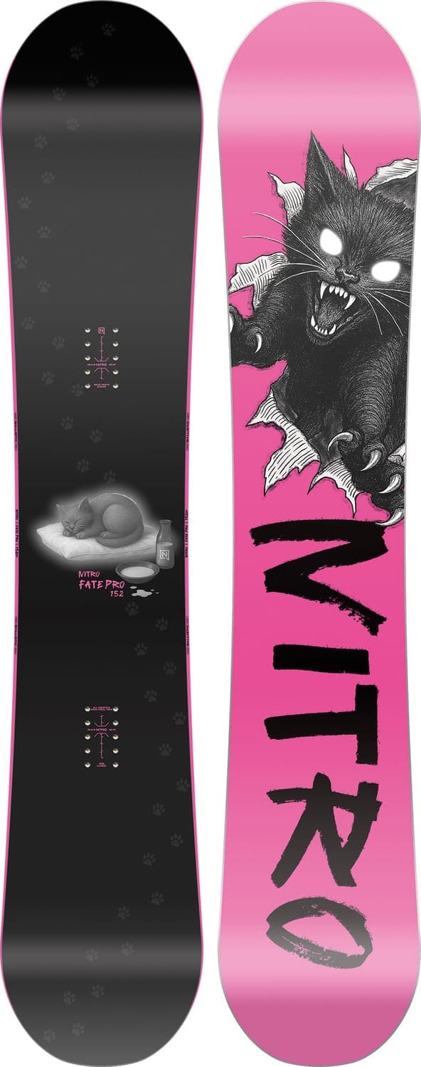 Nitro Fate Pro Damen Snowboard 26/27 Schwarz, Damen, Größe: 152