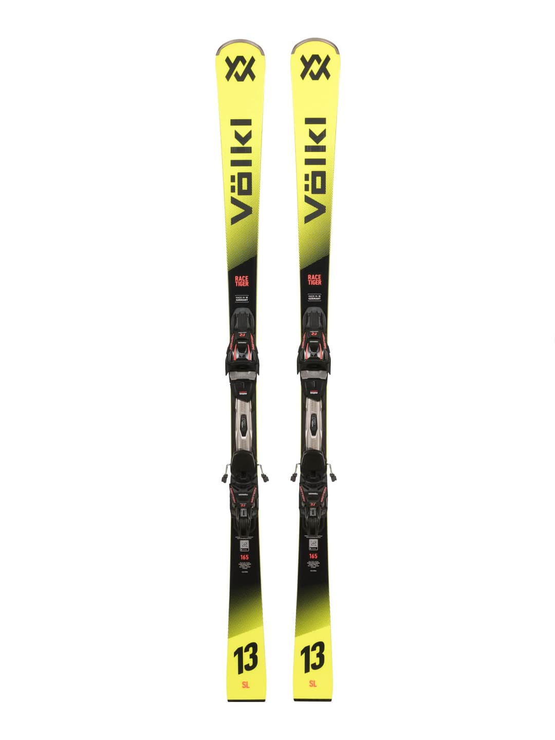 Voelkl Racetiger SL Ski Set 26/27 Gelb, Herren, Größe: 155