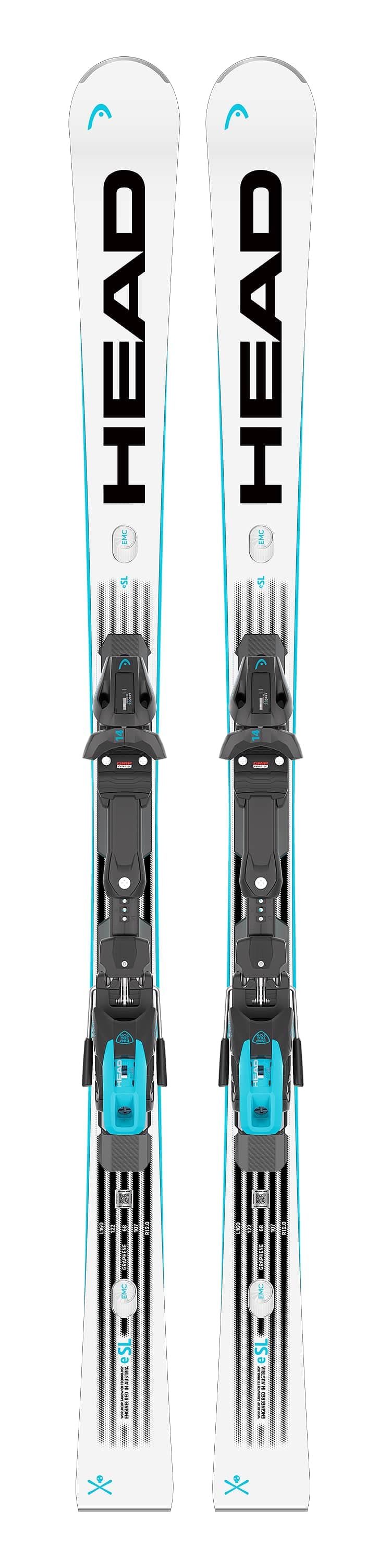 HEAD Worldcup Rebels e-SL Ski Set 26/27 Weiss, Herren, Größe: 165