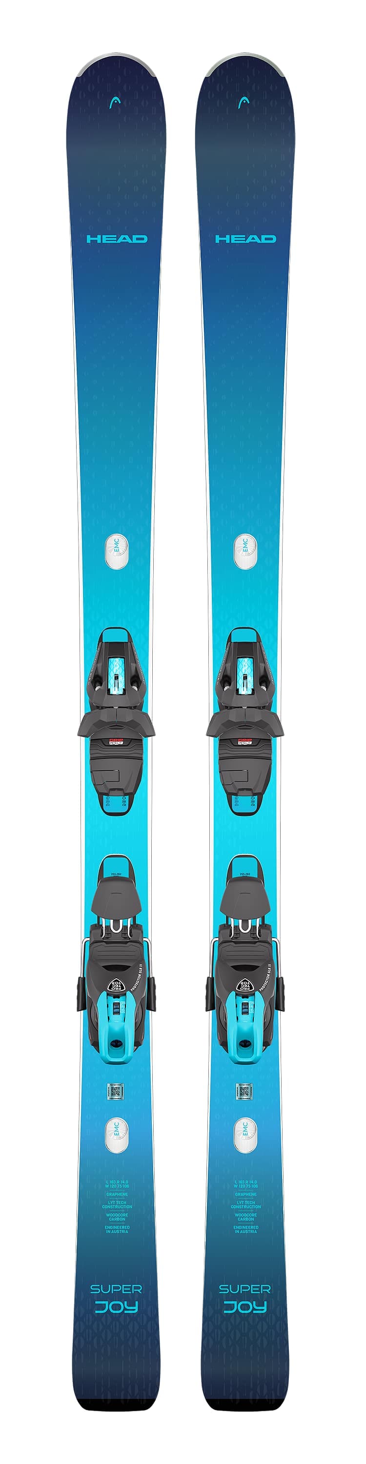HEAD Super Joy Damen Ski Set 26/27 Blau, Damen, Größe: 158