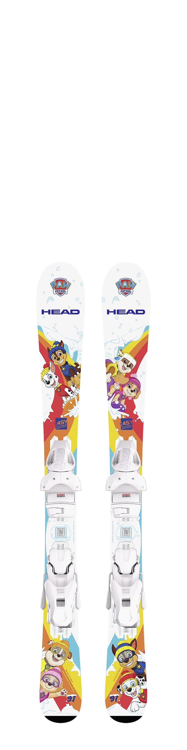 HEAD Paw Patrol Kinder Ski Set 26/27 Weiss, , Größe: 87