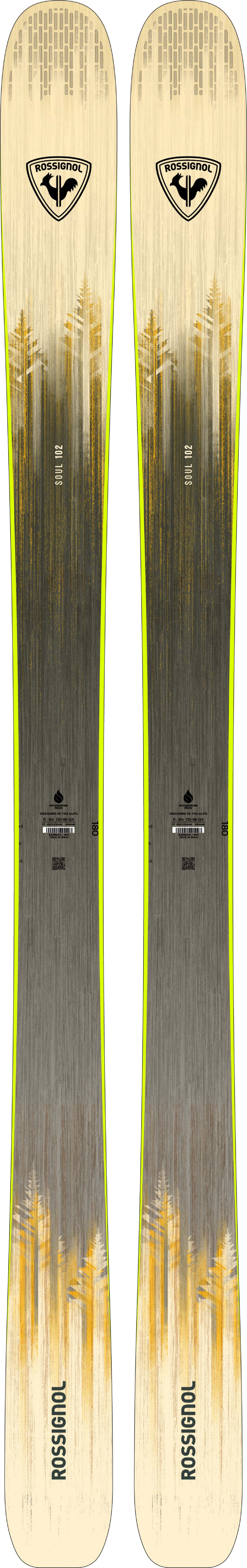 Rossignol SOUL 102 Ski 26/27 Beige, Herren, Größe: 188