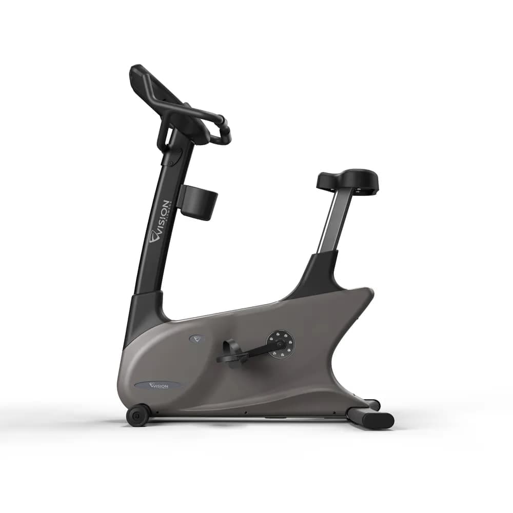 VISION Upright Bike U60 Ergometer Schwarz, Herren, Größe: 0