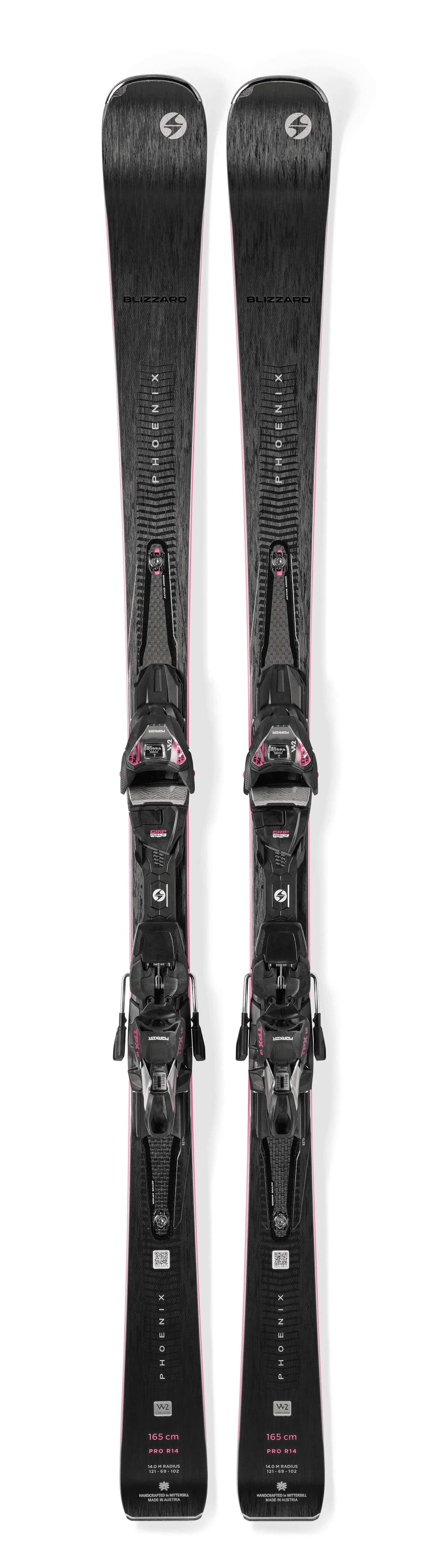 Blizzard Phoenix R14 Pro Damen Ski Set 26/27 Schwarz, Damen, Größe: 160
