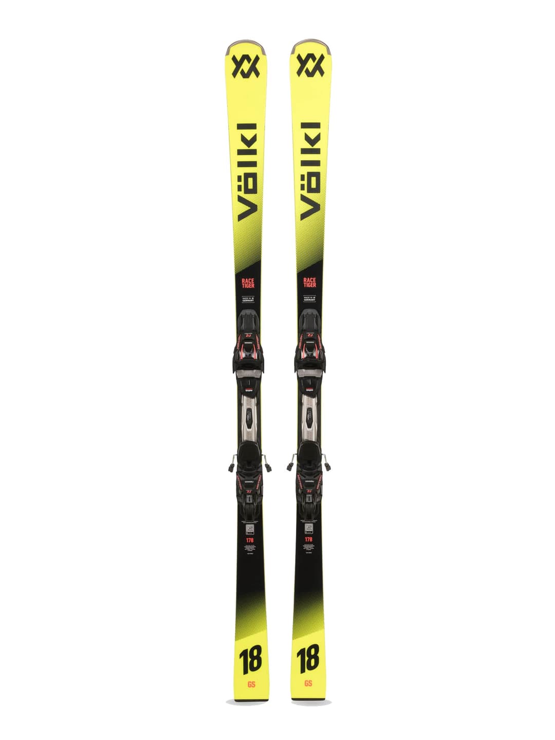 Voelkl Racetiger GS Ski Set 26/27 Gelb, Herren, Größe: 168