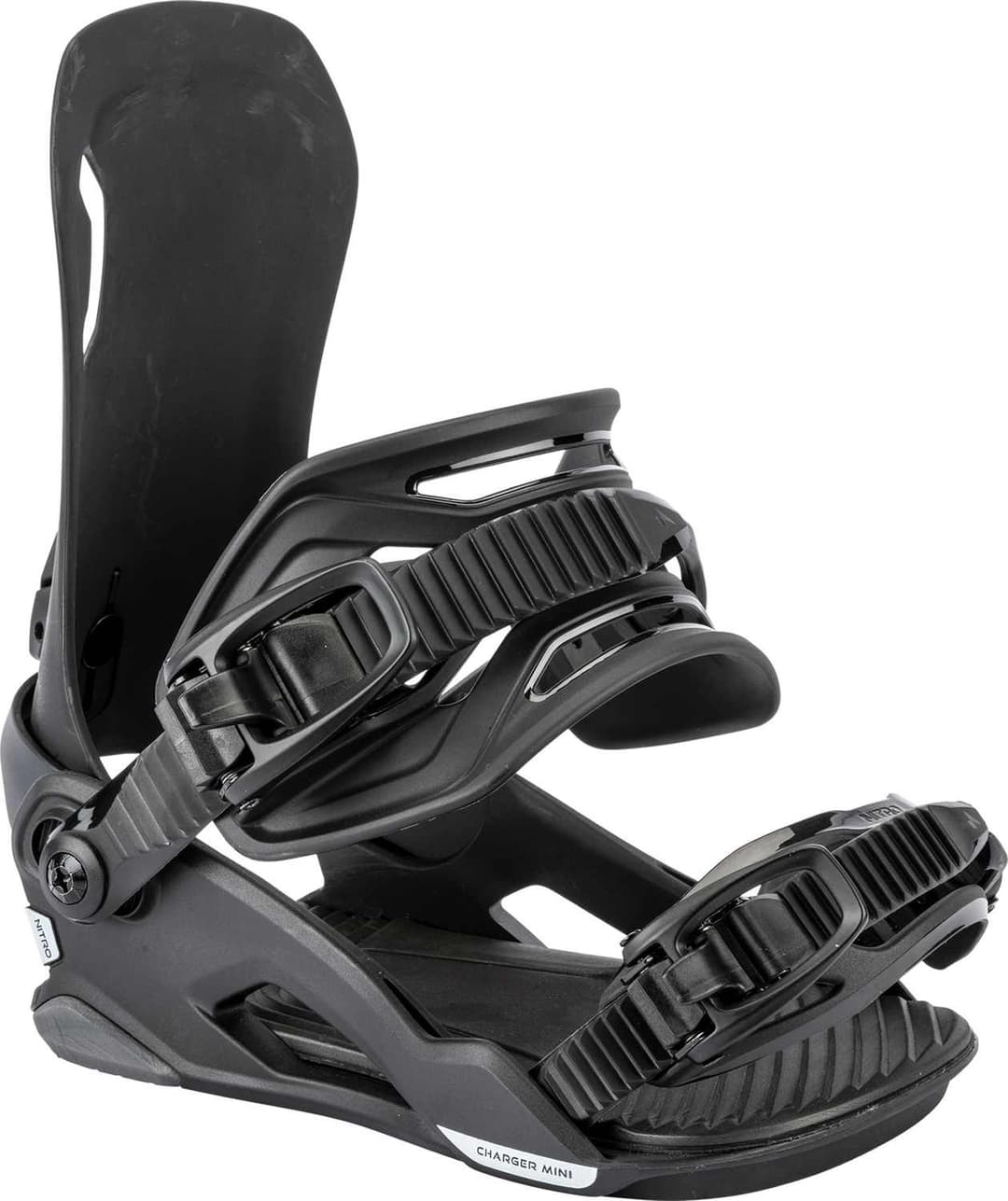 Nitro Charger Mini Box Kinder Snowboardbindung Schwarz, ,, Größe: S