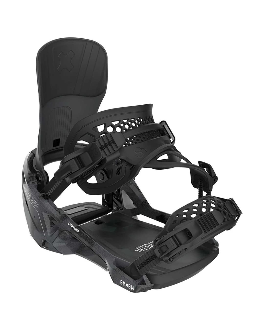 Bent Metal Lightning Supermatic Snowboardbindung Schwarz, Herren, Größe: M
