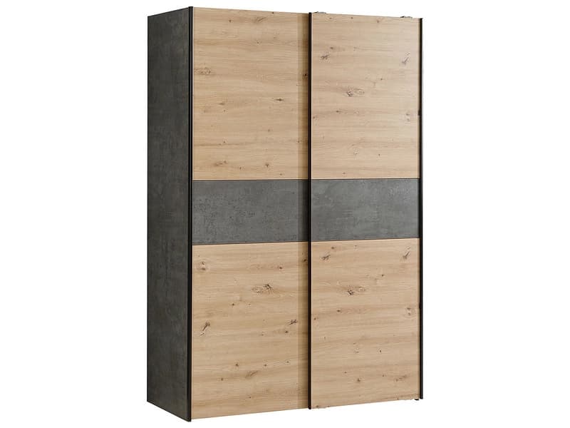 Schwebetürenschrank BIASCA artisan eiche 2 Türen