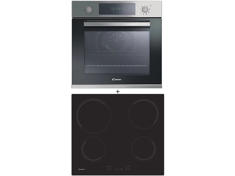 CANDY Einbauofen + Kochfeld FCP605XL/E 65L manuell