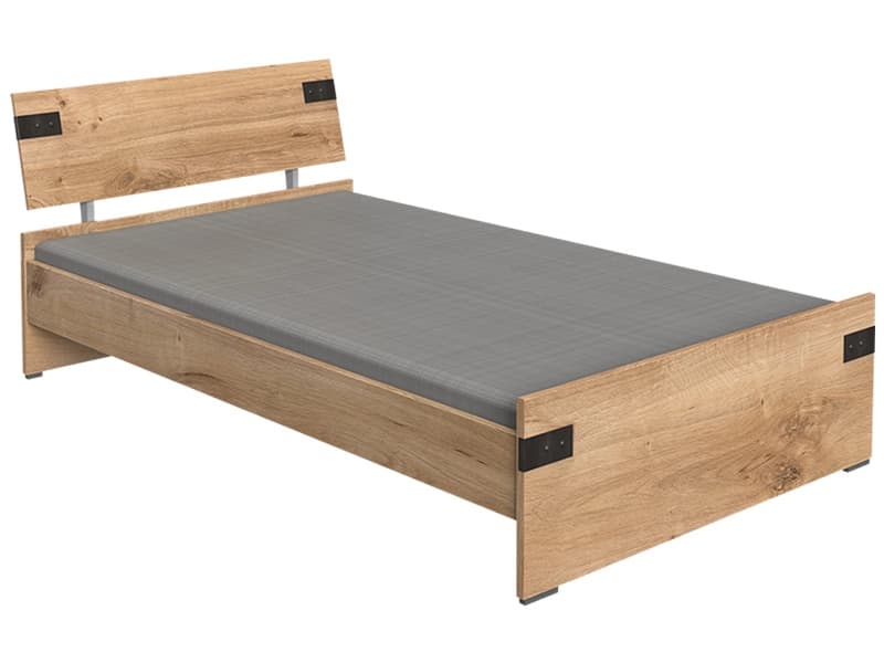 Bett LIVERPOOL 120x200cm eiche