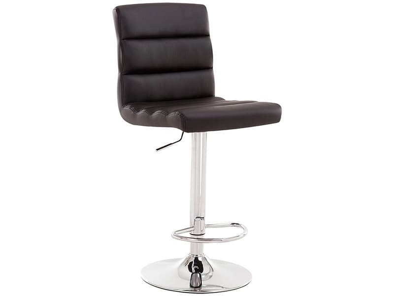Barhocker NICOLAS synthetisches leder schwarz