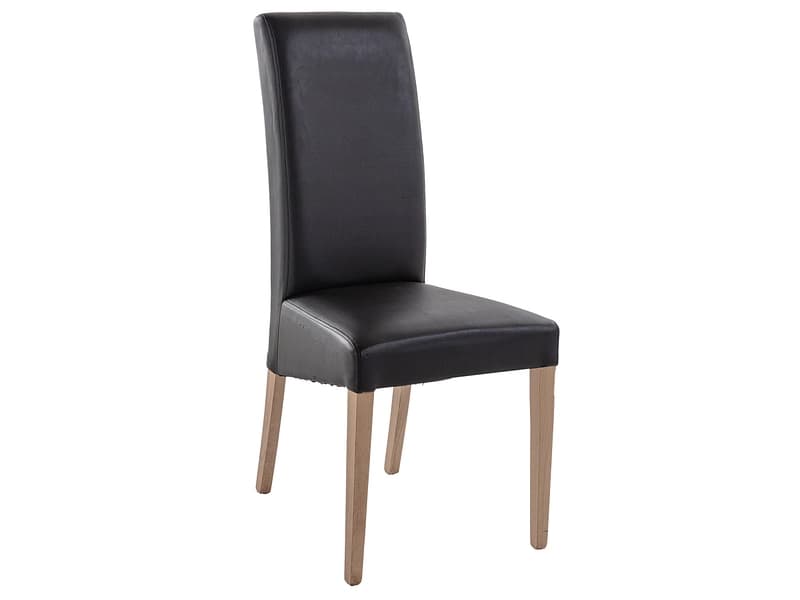 Stuhl BOSTON Synthetisches Leder schwarz