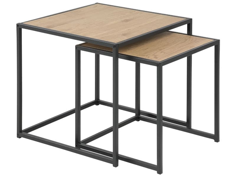 Set Beistelltische INDI 50x50x45cm holz