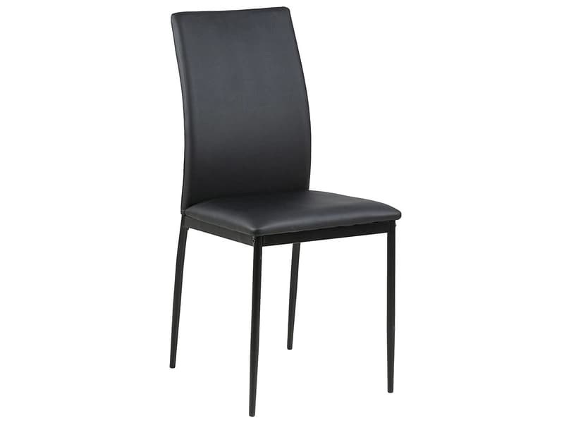 Stuhl DEMINA Synthetisches Leder schwarz