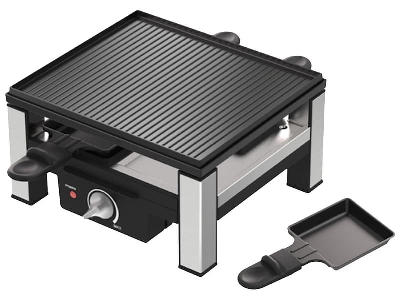 OHMEX Elektrischer Raclettegrill OHM-RCL-2294 4 personen