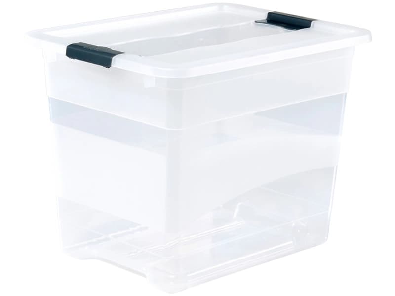 Aufbewahrungsbox KRISTALLBOX weiss 39.5x29.5x30cm