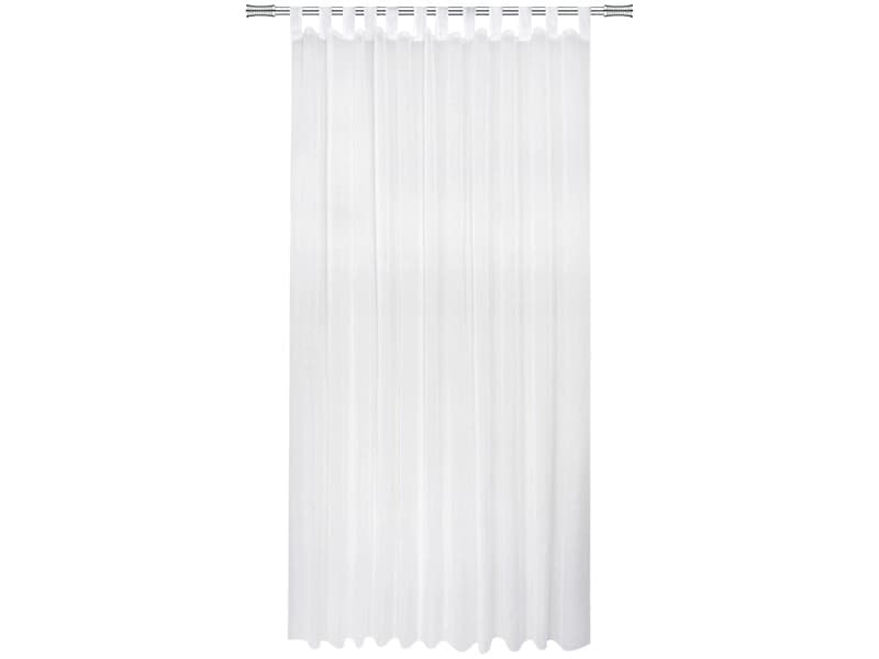 Vorhang ELIAS 240x240cm pfote / kräuselband halb abdunkelnd weiss