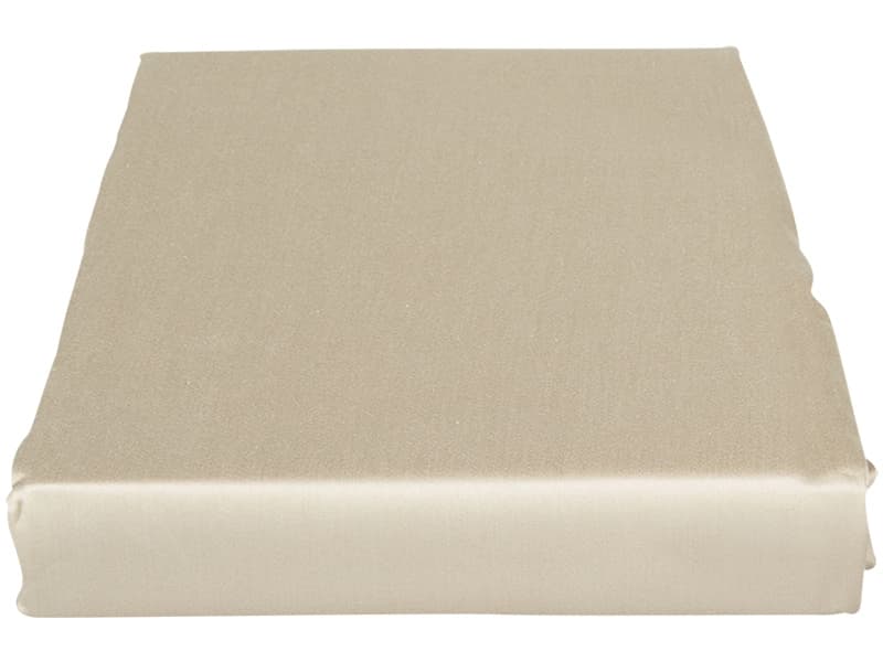 Fixleintuch SATIN LOTUS 160x200cm taupe