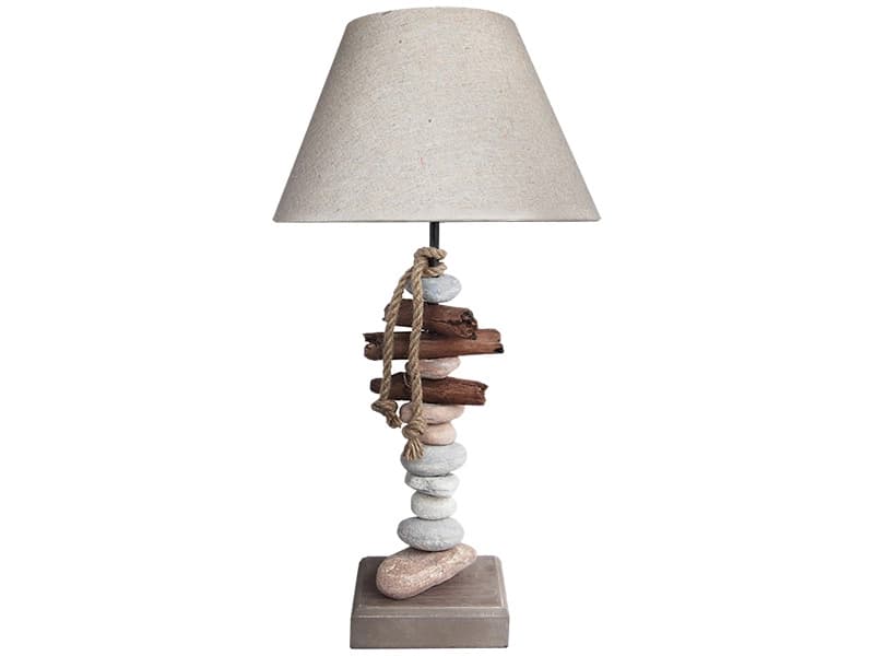 Tischlampe LED BENODET 58cm 40W taupe