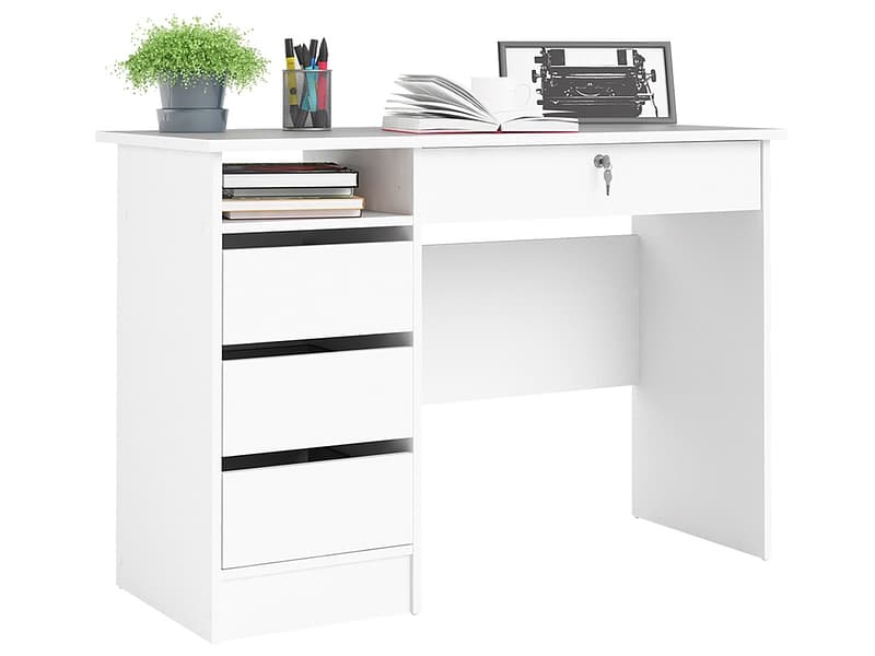 Schreibtisch SCHOOL 48.5x109.3x75.6cm weiss