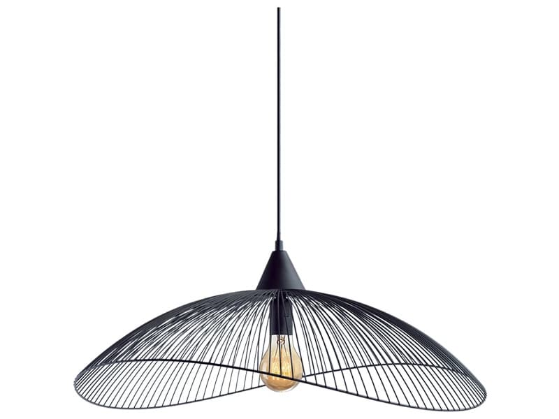 Hängelampe CLEO 65x24cm 40W schwarz