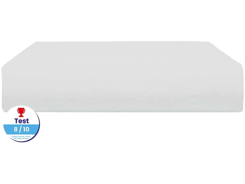 Fixleintuch DH JERSEY PEIGNE 90x200cm weiss