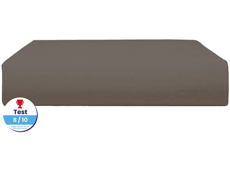 Fixleintuch DH JERSEY PEIGNE 120x200cm braun