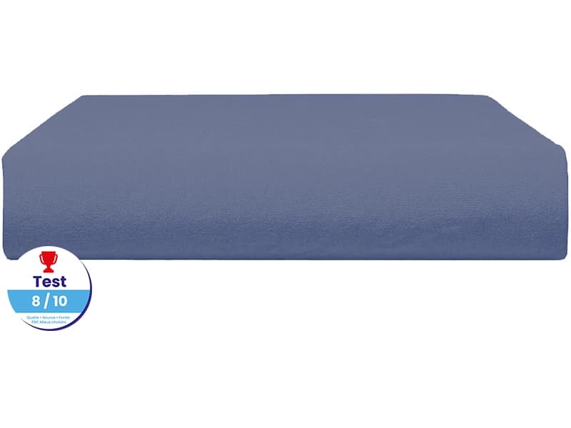 Fixleintuch DH JERSEY PEIGNE 180x200cm blau