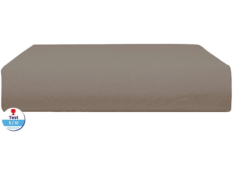 Fixleintuch DH JERSEY PEIGNE 160x200cm taupe