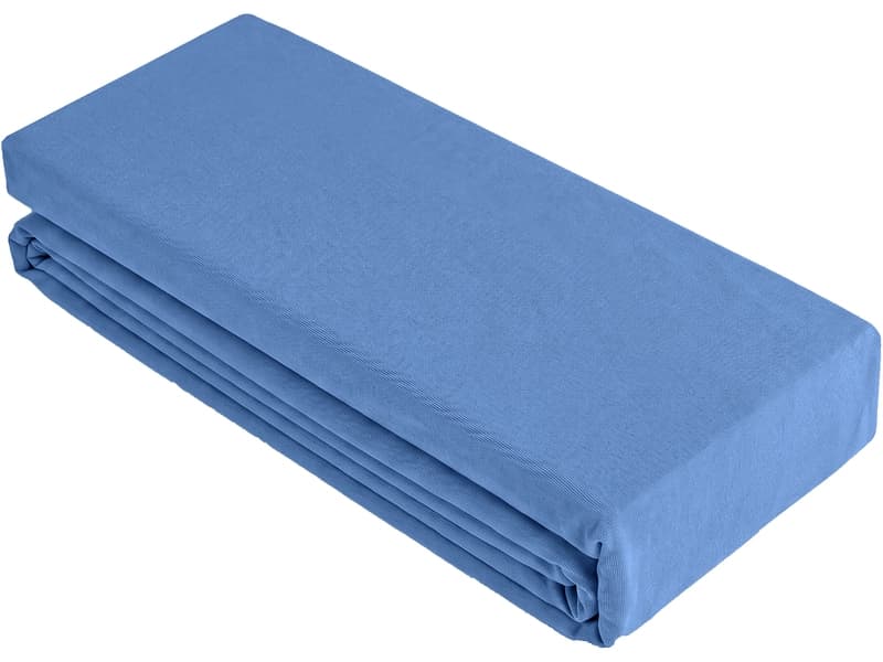 Fixleintuch DH BOXSPRING 160x200cm blau