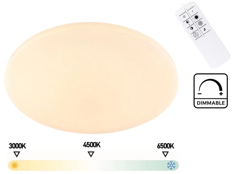Deckenlampe Tuya Smart Lighting ELLA variable Intensität Ø54cm 30W weiss