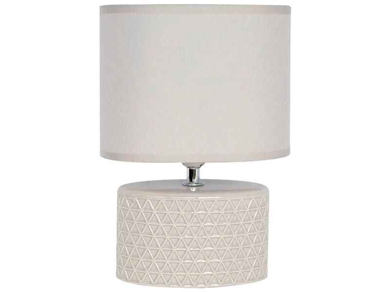 Tischlampe BELLA 23cm 40W cremefarben